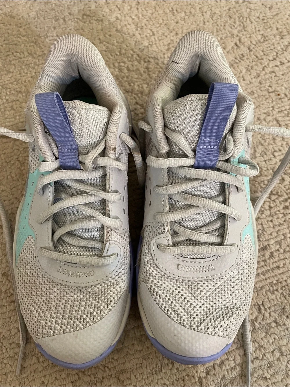 Under Armour Girl’s Sneakers in Gray, Mint & Lavender